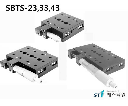 [SBTS Series] Ball Bearing Translation Stage SBTS-23, SBTS-33, SBTS-43