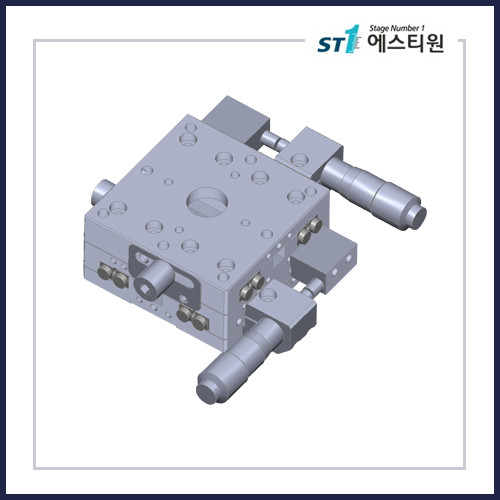 정밀 수동 슬림 XY스테이지 60x60 [SLXY-60S]