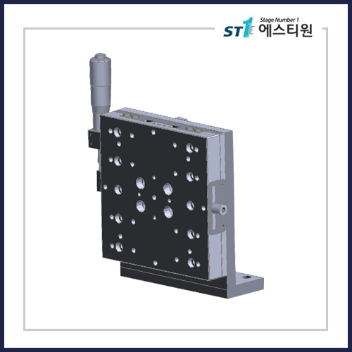 정밀 수동 슬림 Z스테이지 125x125 [SLZ-125S]