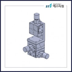 정밀 수동 도브테일 XYZ스테이지 25x25 [SDXYZ-2525S]