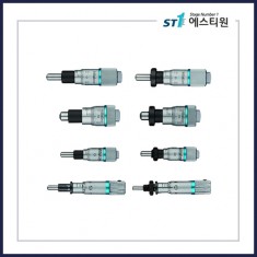 마이크로미터 헤드 148 시리즈 - 0.1mm/회전의 미세 스핀들 이송