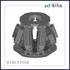 헥사포드 모터라이즈 스테이지 (hexapod Stage)-SHXM150