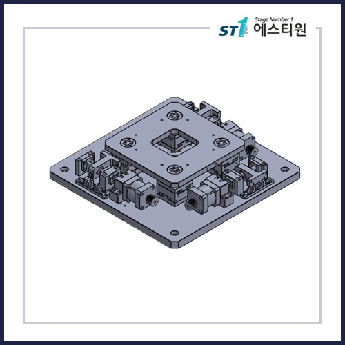 정밀 자동 UVW 모터라이즈 스테이지 200x200 [SMA-200-X]