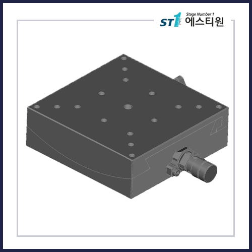 정밀 수동 틸트 고니어 X스테이지 100x100 [STX-100-105]