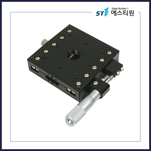 정밀 수동 슬림 X스테이지 80×80 헤드 25mm [SLX-80-S-25]