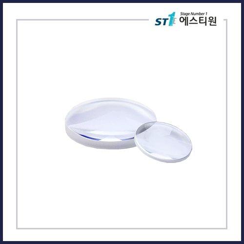 빛을 모으는 양면 볼록 렌즈 (A코팅) - [SGLA12 / 직경 30•40•50.8mm / 파장 350~700nm]