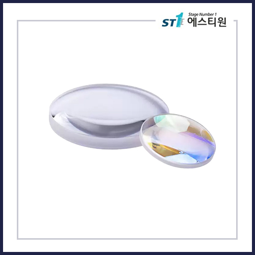 석영 • 양면 볼록 렌즈 • 단파 적외선 SWIR 코팅 - [SGLH22 / 직경 4-16mm / 파장 1000~1650nm]