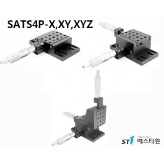 [SATS4P Series] Aluminum Ball Bearing Translation Stage , SATS4P-XY, SATS4P-XYZ